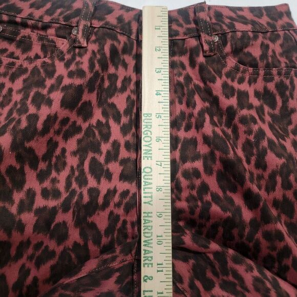 Soft Surroundings Jeans Womens 8 Ultimate High Rise Skinny Leopard - Picture 16 of 16